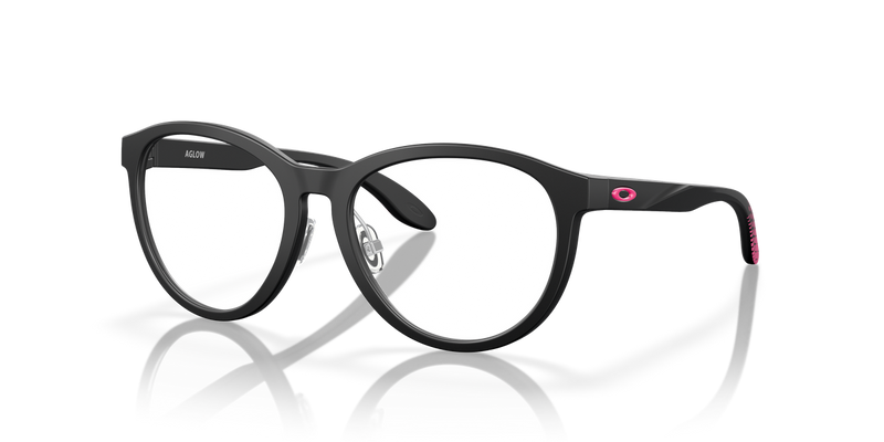 Oakley Youth AGLOW in Satin Black - Front View