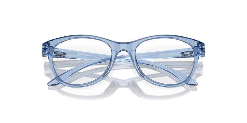 Oakley Youth HUMBLY A in Polished Transparent Blue - Alternate View