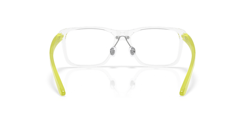 Oakley Youth SANDO in Polished Clear - Temple Detail