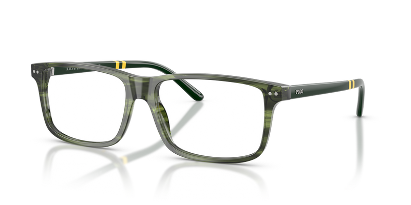 Polo Ralph Lauren PH2296 in Shiny Striped Green - Alternate View