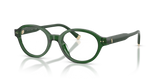 Shiny Transparent Dark Green / Demo Lens (6361)