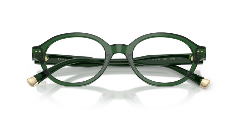Polo Ralph Lauren PH2305F in Shiny Transparent Dark Green - Alternate View