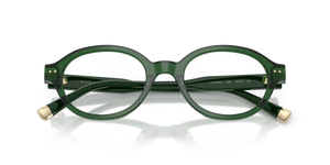 Shiny Transparent Dark Green / Demo Lens (6361)