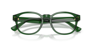 Shiny Transparent Dark Green / Demo Lens (6140)