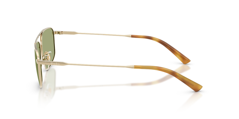 Polo Ralph Lauren PH3164 in Shiny Pale Gold - Back View