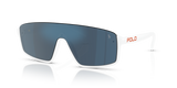 Shiny White / Blue Mirror Blue (510155)