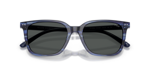 Shiny Striped Blue / Dark Grey (631487)