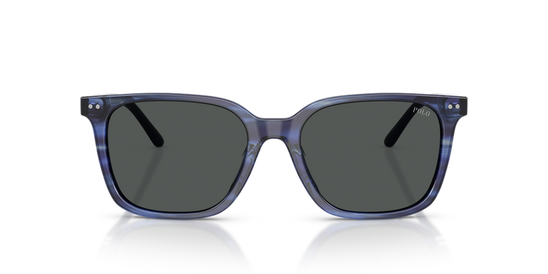 Polo Ralph Lauren PH4235U in Shiny Striped Blue / Dark Grey (631487) - Alternate View