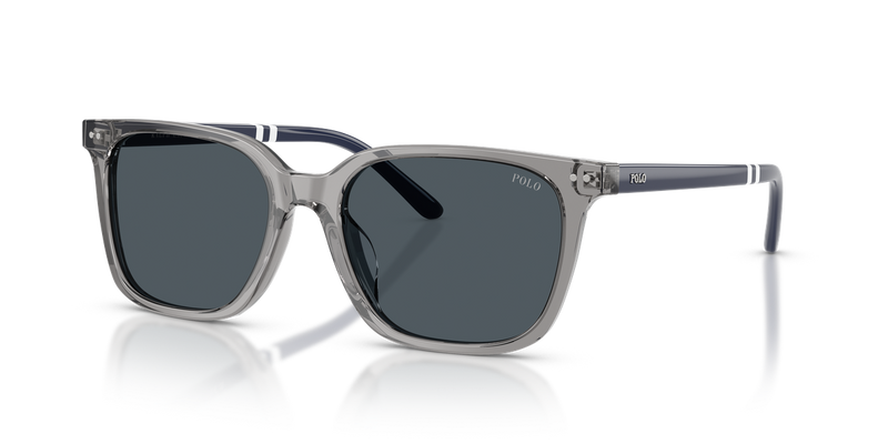 Polo Ralph Lauren PH4235U in Shiny Transparent Grey / Bottle Green (631887) - Alternate View