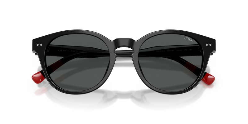 Polo Ralph Lauren PH4241U in Shiny Black / Dark Grey (500187) - Side View
