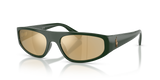 Shiny Polo Bar Green / Brown Mirror Gold (58567P)