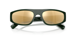 Shiny Polo Bar Green / Brown Mirror Gold (58567P)