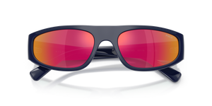 Shiny Navy Blue / Yellow Mirror Grey (58576Q)