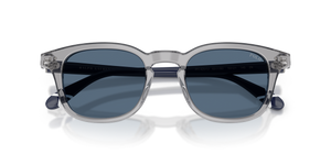 Shiny Transparent Grey / Dark Blue (631780)