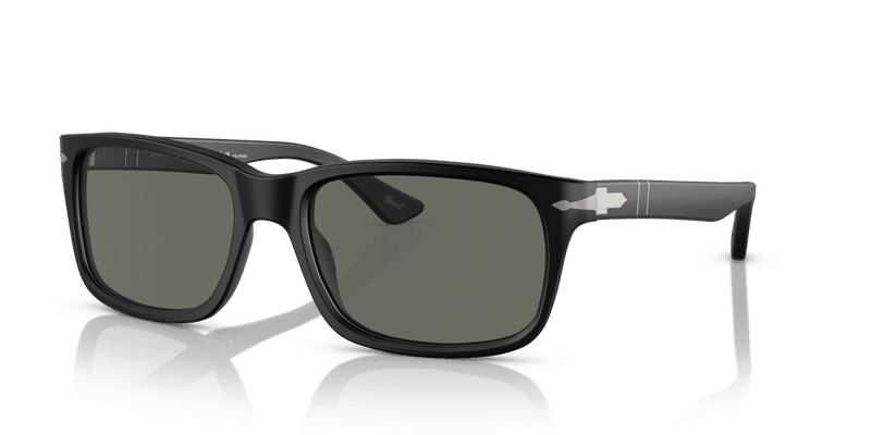 Persol PO3048S in Black / Green Polarized (900058) - Alternate View