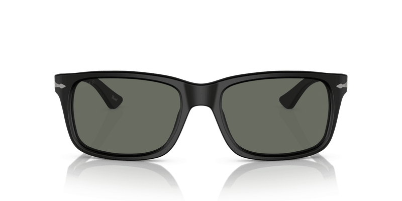 Persol PO3048S in Black / Green Polarized (900058) - Alternate View