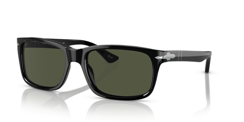 Persol PO3048S in Black / Green (95/31) - Alternate View