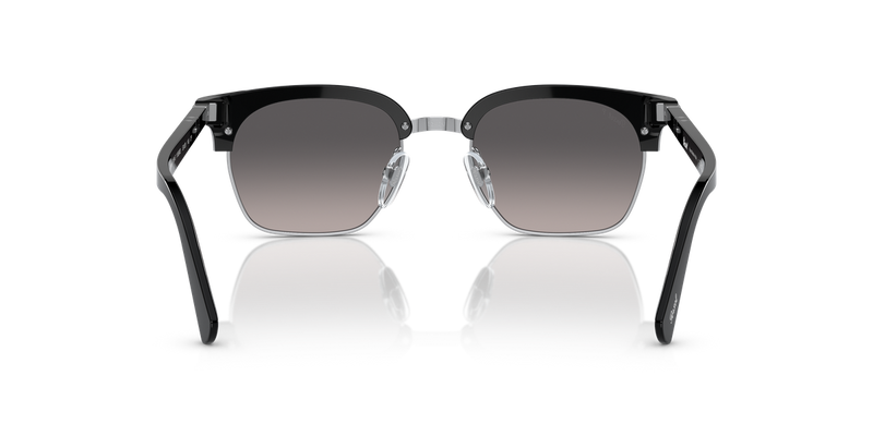 Persol PO3199S in Black/Silver / Polarized Grey Gradient (1106M3) - Temple Detail