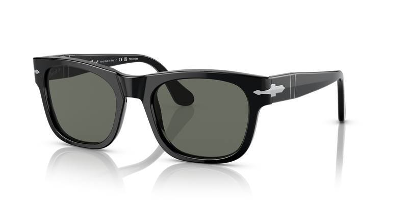 Persol PO3269S in Black / Green Polarized (95/58) - Alternate View