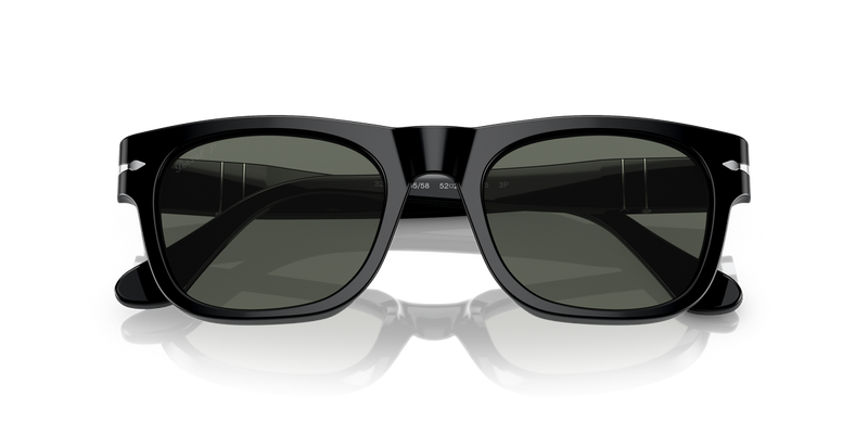 Persol PO3269S in Black / Green Polarized (95/58) - Alternate View