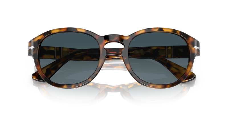 Persol PO3304S in Madreterra / Blue Polarized (1052S3) - Side View