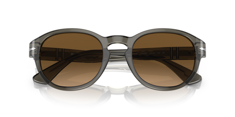 Persol PO3304S in Grey Taupe Transparent / Brown Polarized (1103M2) - Alternate View