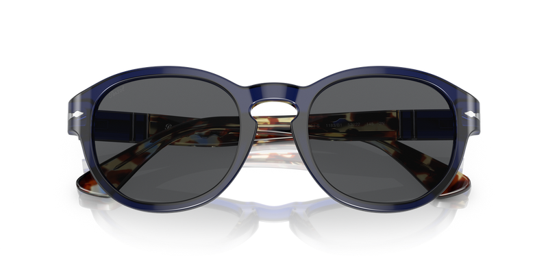 Persol PO3304S in Opal Blue / Dark Grey (1183B1) - Alternate View