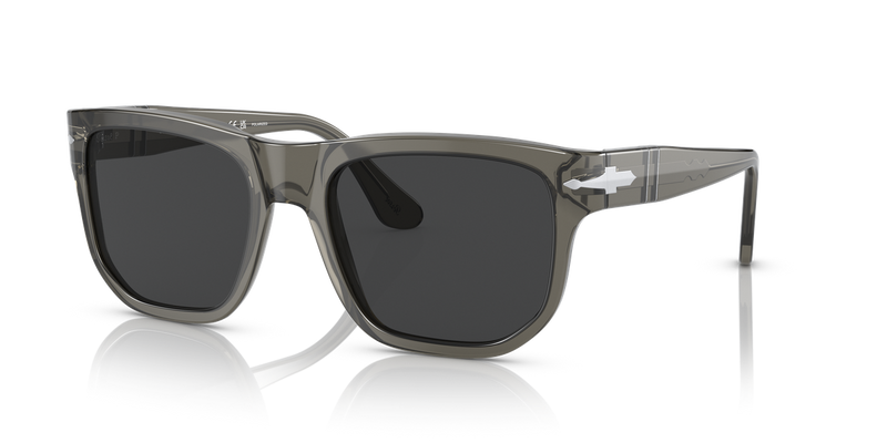 Persol PO3306S in Opal Smoke / Dark Grey Polarized (110348) - Front View