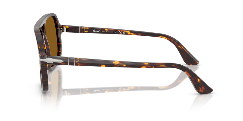 Persol PO3328S in Brown/Bright Yellow / Brown (121533) - Alternate View