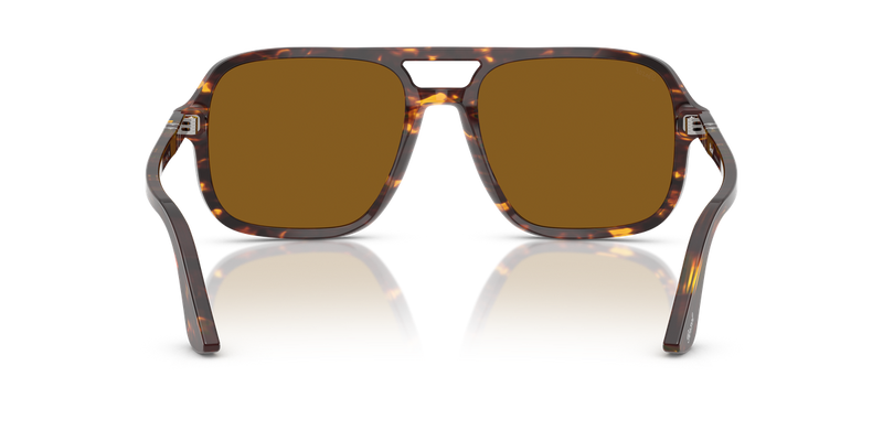 Persol PO3328S in Brown/Bright Yellow / Brown (121533) - Alternate View