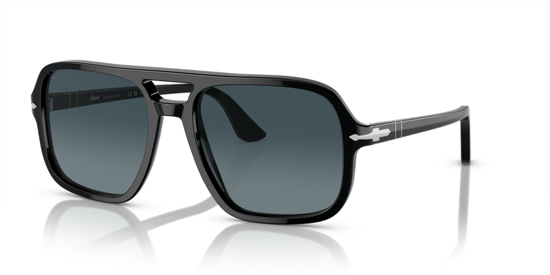 Persol PO3328S in Black / Light Blue Gradient Dark Blue (95/S3) - Alternate View