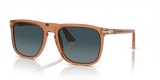 Transparent Brown / Light Blue Gradient Dark Blue Polar (1213S3)