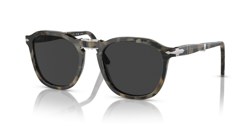 Persol PO3345S in Brown Tortoise / Polarized Dark Grey (107148) - Front View