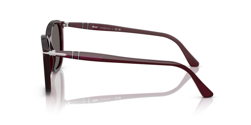 Persol PO3355S in Milky Plum / Dark Grey (1216B1) - Back View