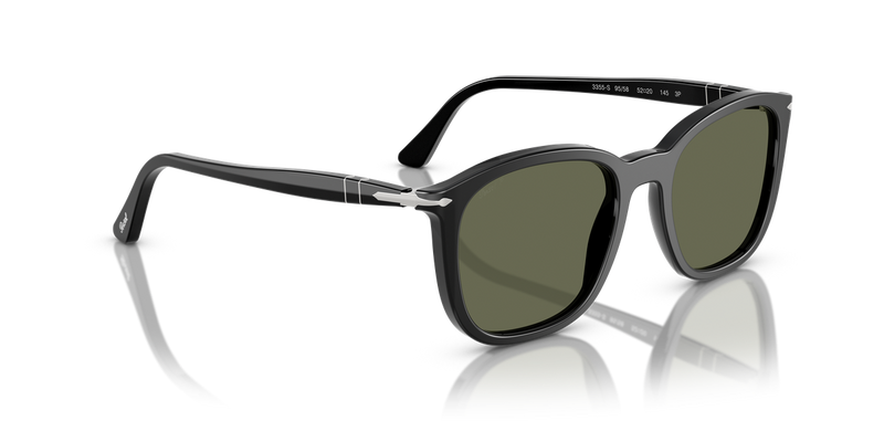 Persol PO3355S in Black / Polarized Green (95/58) - Alternate View