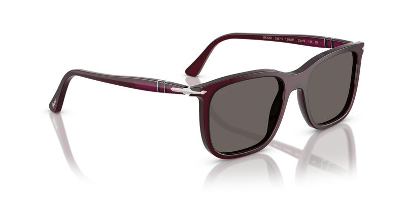 Persol RENZO in Milky Plum / Dark Grey (1216B1) - Alternate View