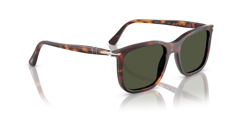 Persol RENZO in Havana / Green (24/31) - Alternate View