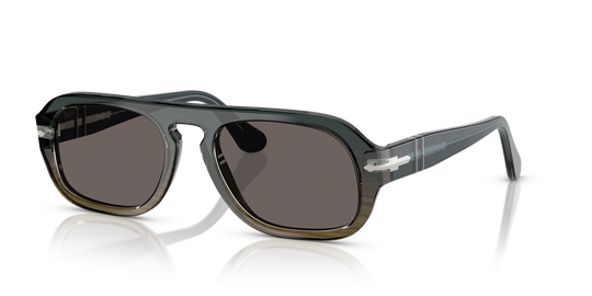 Persol PO3369S - Grey Striped Green / Dark Grey (1012B1)