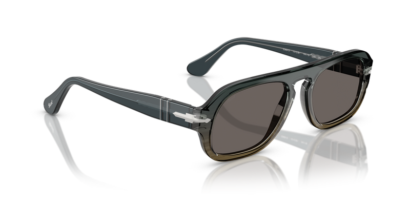 Persol PO3369S in Grey Striped Green - Alternate View