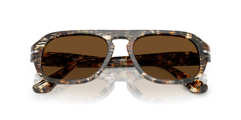 Persol PO3369S in Amber Brown/Pirate Black - Alternate View