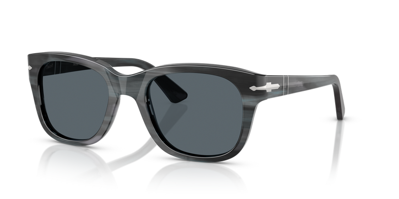 Persol PO3372S in Striped Grey / Blue (1224R5) - Alternate View