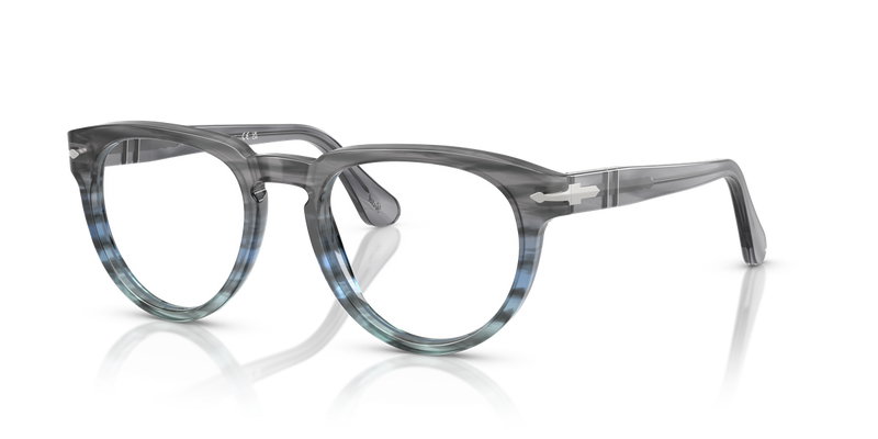 Persol PO3377V in Striped Grey - Alternate View