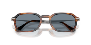 Striped Black & Brown / Light Blue (123556)