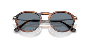 Striped Black & Brown / Light Blue (123556)