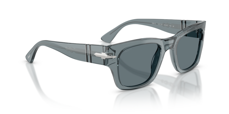 Persol PO3384S in Transparent Ocean / Dark Blue Polarized (12273R) - Alternate View