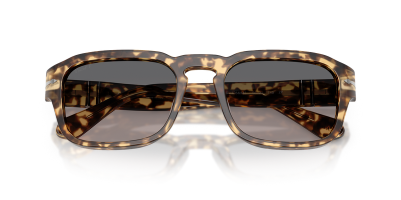 Persol PO3386S in Brown Beige Tortoise / Polarized Gradient Grey (1056M3) - Side View