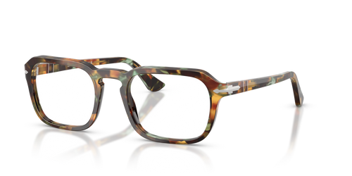 Tortoise Brown & Pearl Green / Clear (1230)