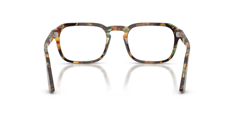 Persol PO3390V in Tortoise Brown & Pearl Green / Clear (1230) - Temple Detail