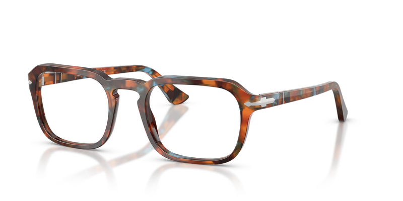 Persol PO3390V in Tortoise Brown & Pearl Blue / Clear (1232) - Alternate View