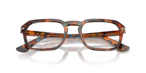Tortoise Brown & Pearl Blue / Clear (1232)
